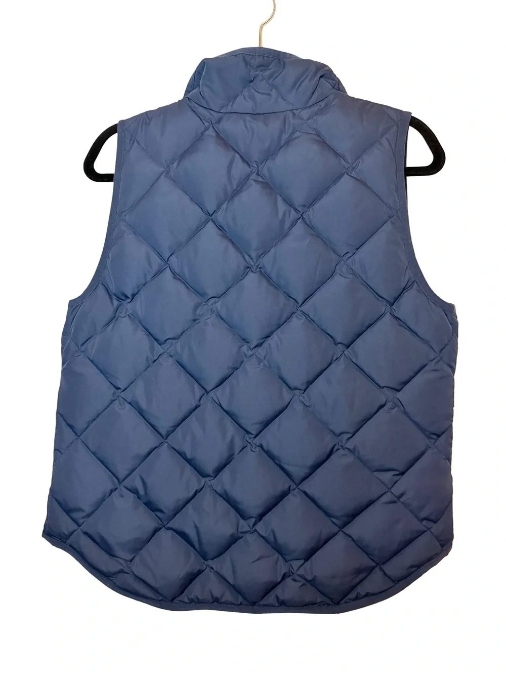 J.Crew Excursion Quilted Down Vest Medium Navy Blue Puffer Vest Fall Layering